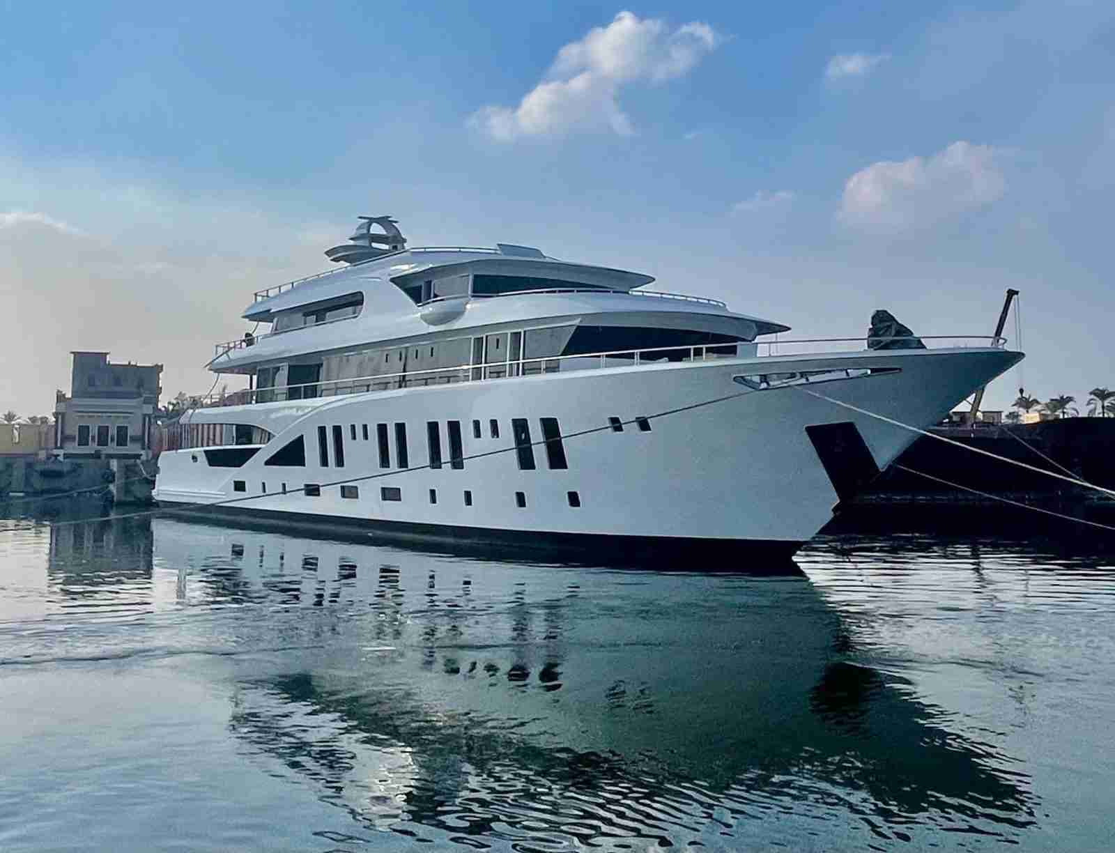 My Simba moored alongside in a Hurghada marina