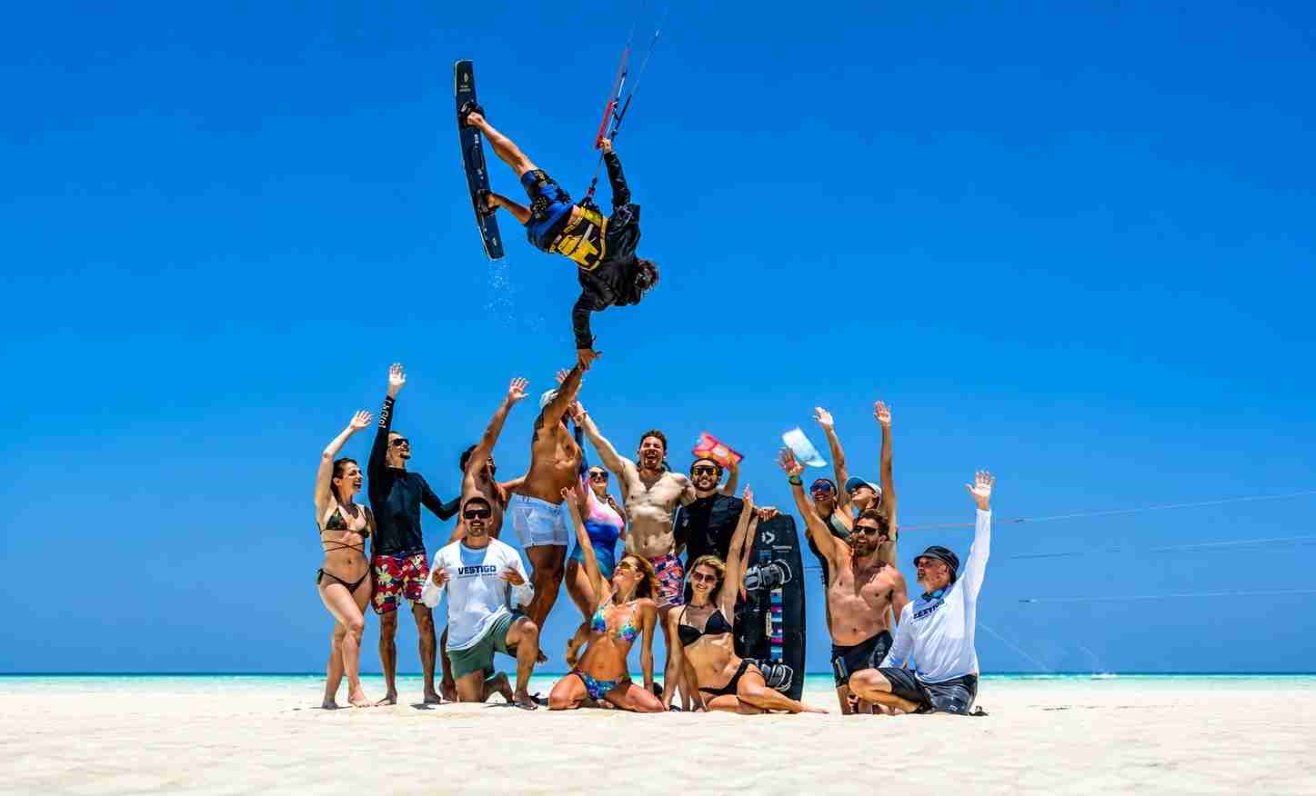 Red Sea kite liveaboard safari with turquoise lagoons and sandy islands