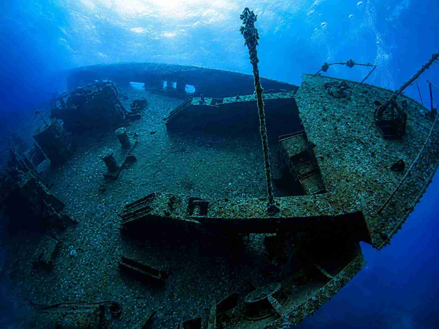 The bow of the ship