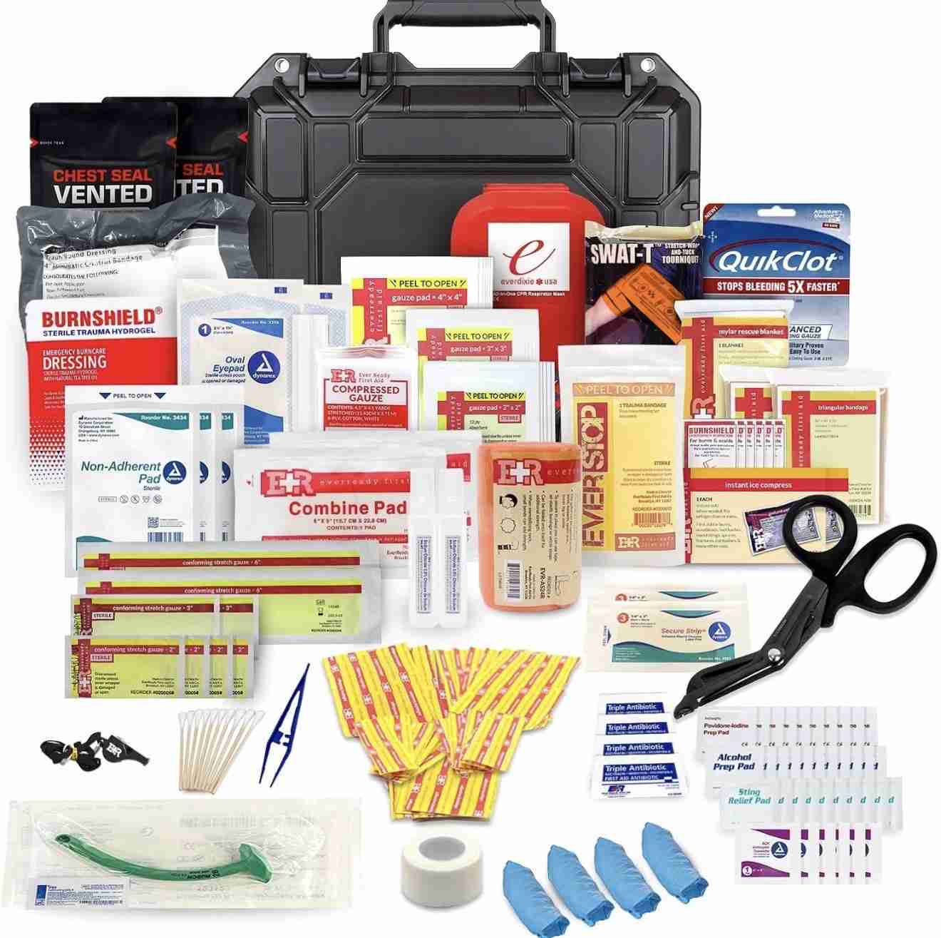 Medic first aid kit carried on board a Red Sea liveaboard