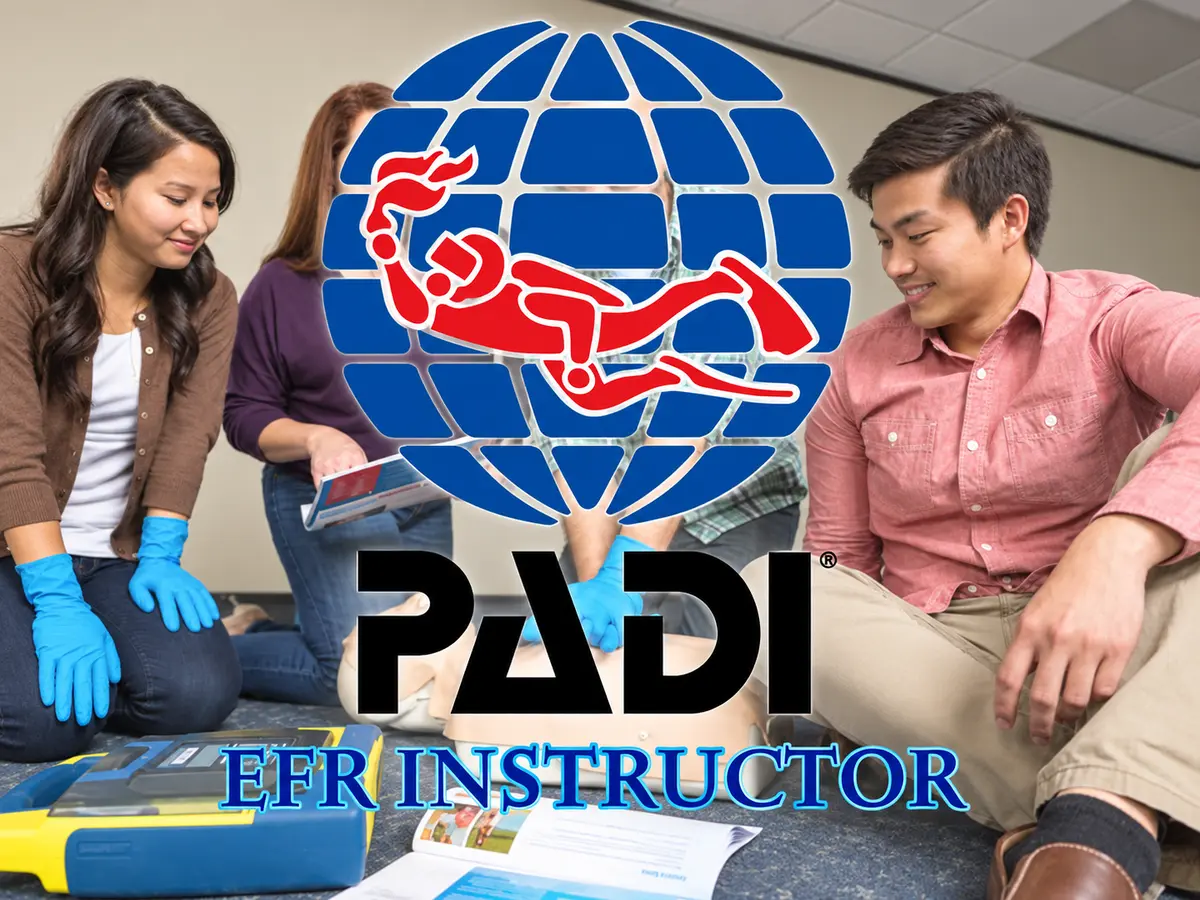 PADI EFR Instructor Course program badge
