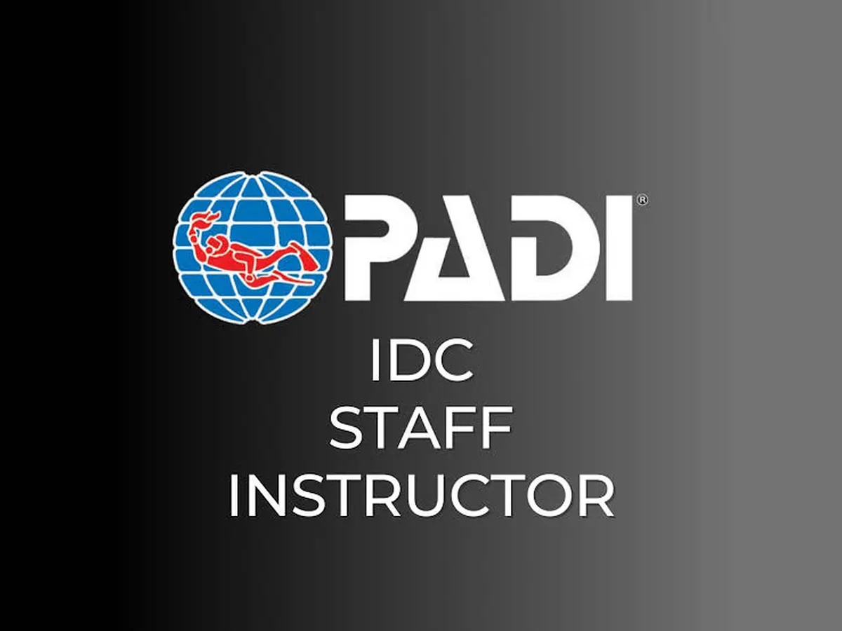 PADI IDC Staff Instructor rating badge