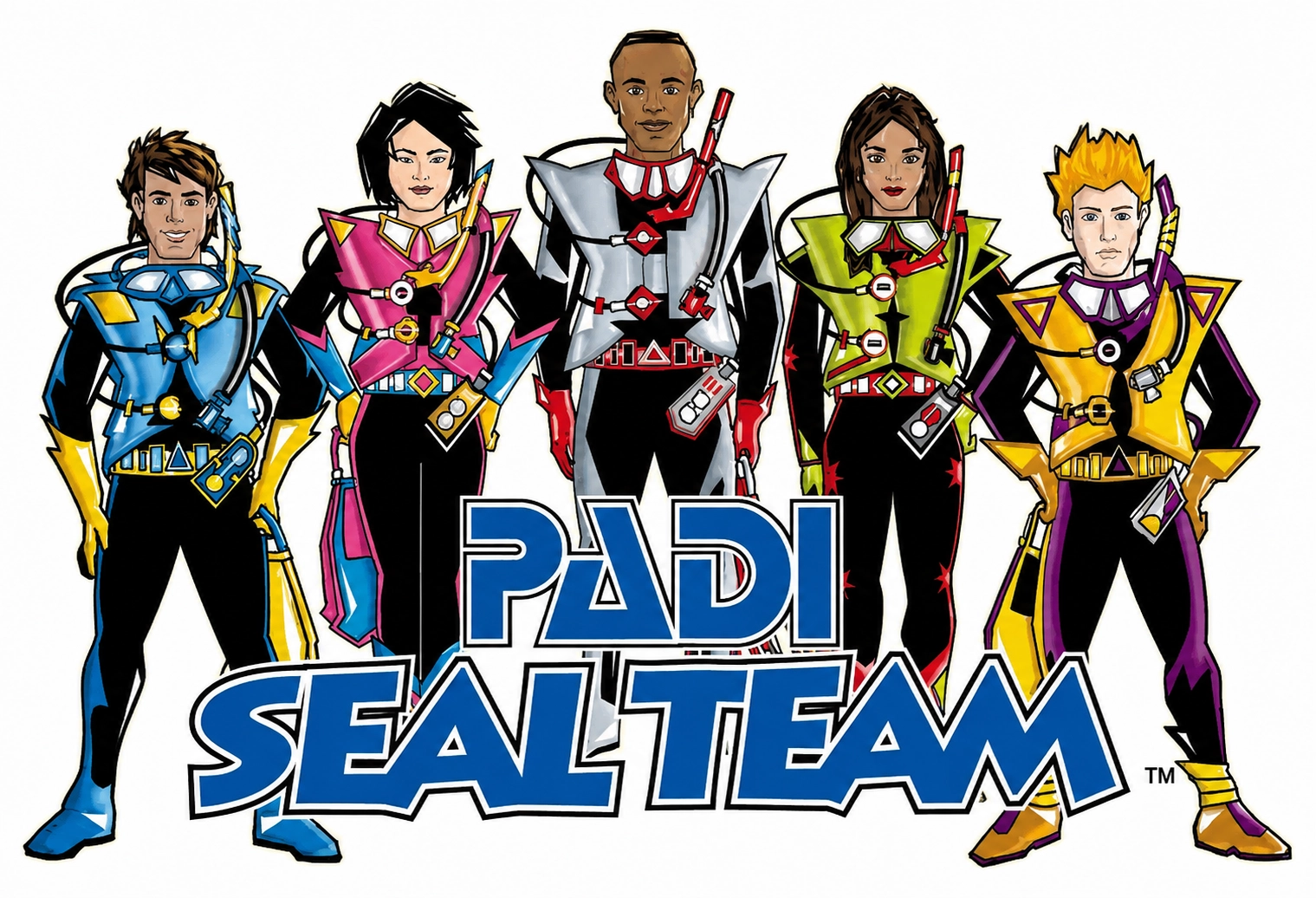 Young divers ready for their AquaMissions on PADI Seal Team Hurghada